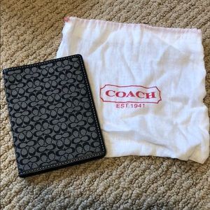 Coach passport holder